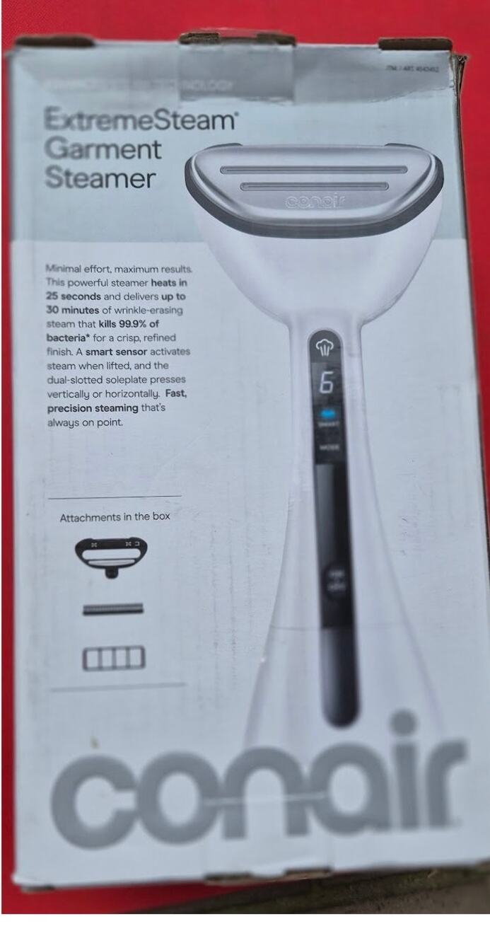 Conair ExtremeSteam Handheld Garment Steamer Dual Heat Fabric Steamer